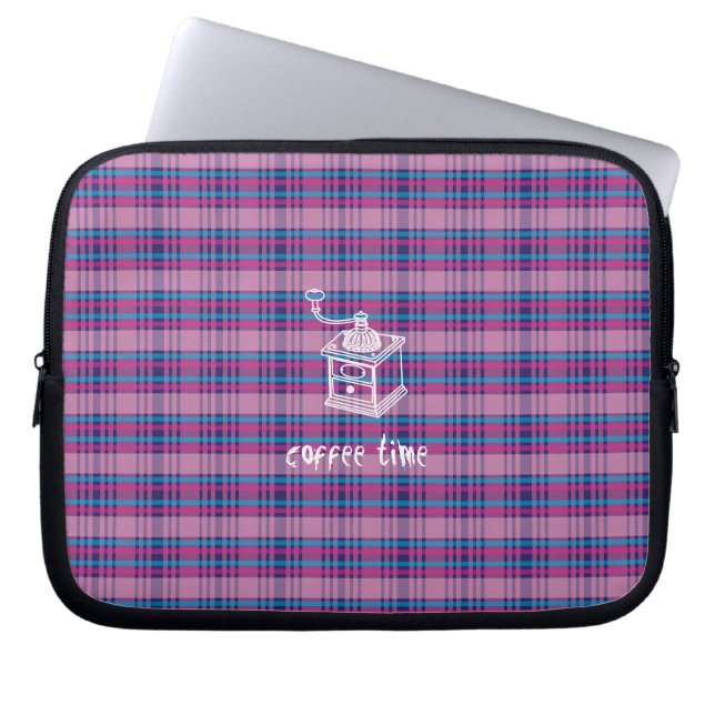 coffee time laptop sleeve (Front)