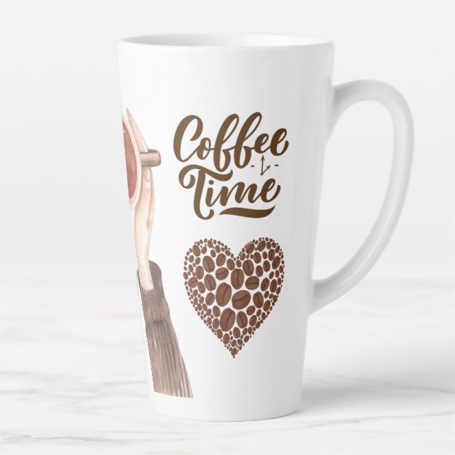 Coffee Time Latte Mug (Right)