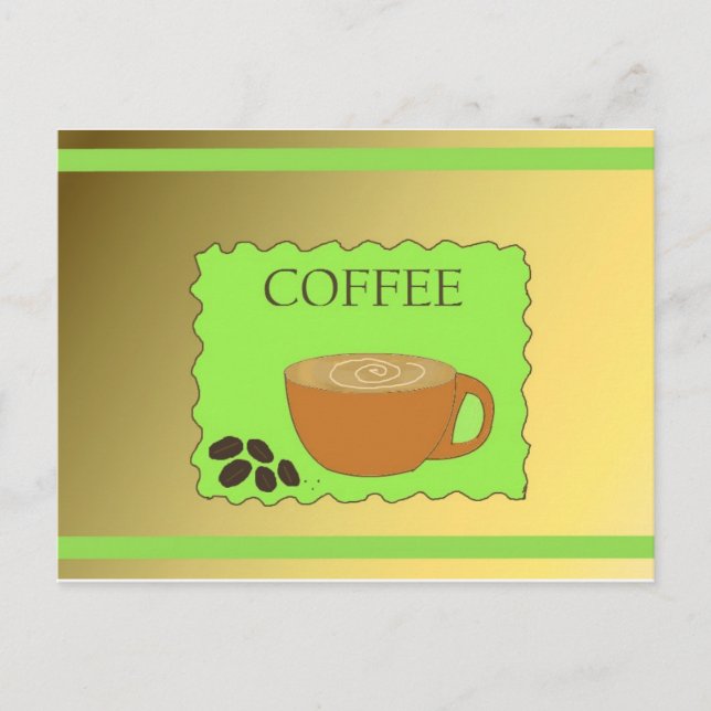 Coffee Time Postcard (Front)
