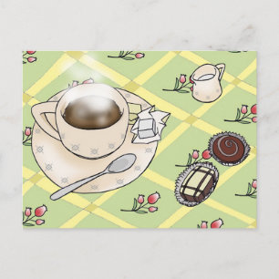 coffee time postcard