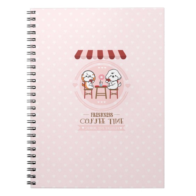 Coffee time spiral notebook (Front)