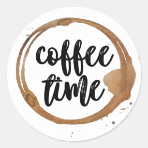 coffee time sticker