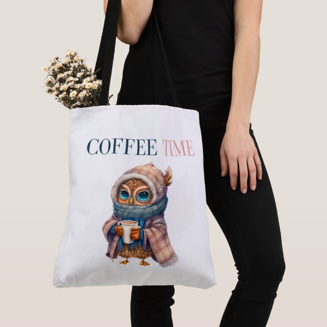 Coffee Time Tote Bag (Close Up)