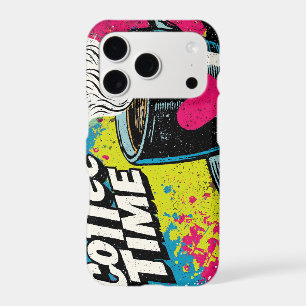 "Coffee Time" Vibrant Pop Art Mug Design