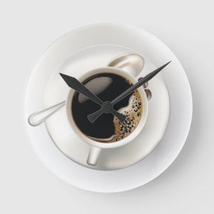 Coffee Time Wall Clock