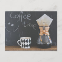 Coffee Time with Mug and Pot