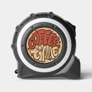 Coffee time words on milk foam 16feet (5m) Funny 1