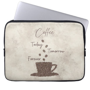Coffee Today Tomorrow Forever-Electronics Bag
