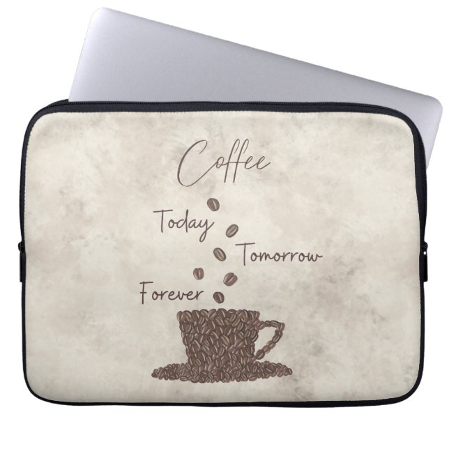 Coffee Today Tomorrow Forever-Electronics Bag (Front)