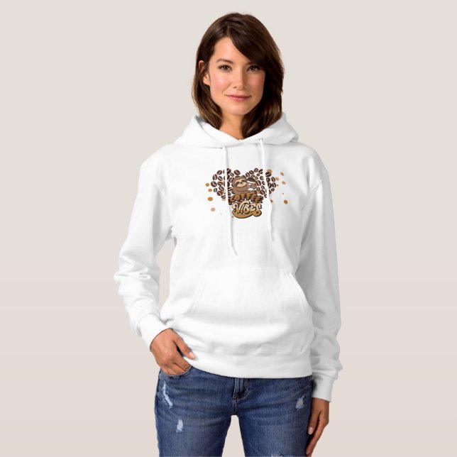 Coffee Vibes Design Hoodie (Front Full)