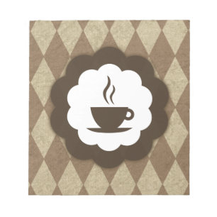 coffee vintage notepad