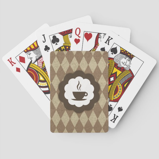coffee vintage playing cards (Back)