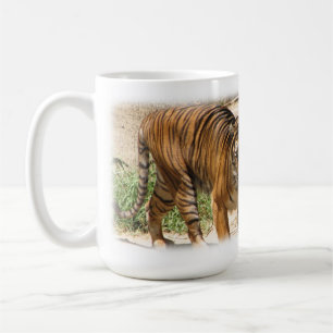 Coffee wakes up the Tiger! Coffee Mug