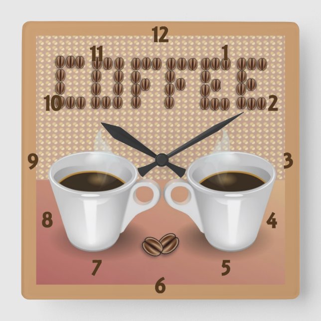 Coffee Wall Clock (Front)