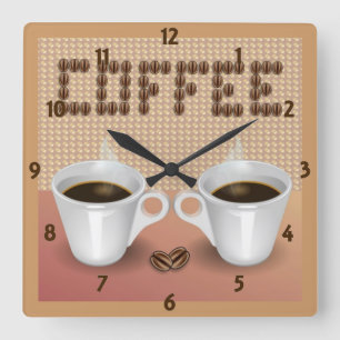 Coffee Wall Clock