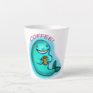 coffee whale latte mug