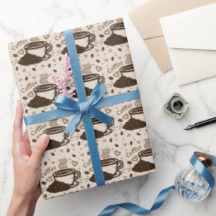 Coffee Whimsy Wrapping Paper
