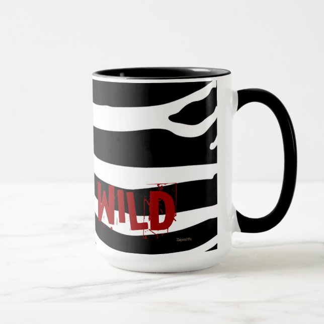 Coffee Wild (black) Large Mug (Right)