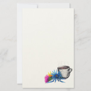 Coffee & Wildflowers Stationery