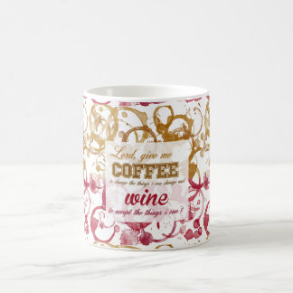 Coffee Wine Fun Quote Mug
