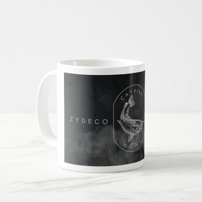 Coffee with Catfish-Howl Mug (Front Left)