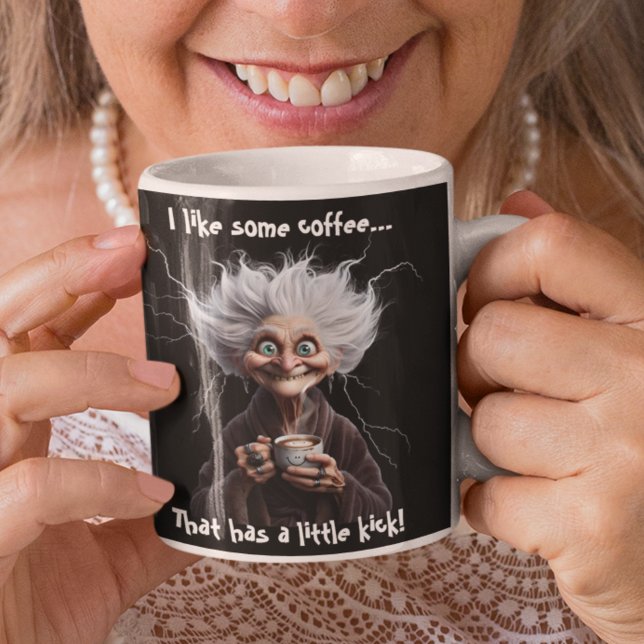 Coffee With Kick! Large Coffee Mug (Creator Uploaded)