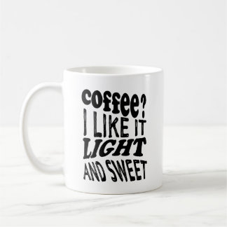 coffee with milk and sugar mug
