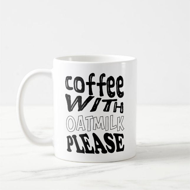 Coffee with oat mug (Left)
