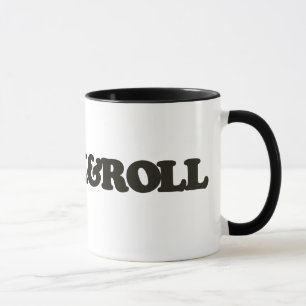 Coffee with rock and roll mug