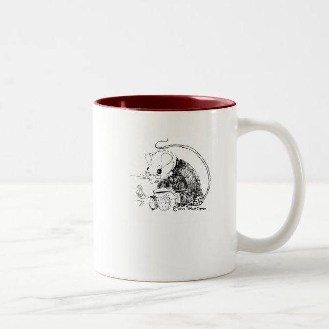 Coffee with the Churchmouse Two-Tone Coffee Mug (Right)