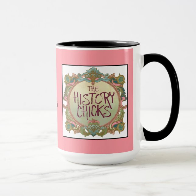 Coffee with The History Chicks, Deco-ish Mug (Right)