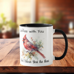 Coffee With You For I know You Are Near Modern Mug