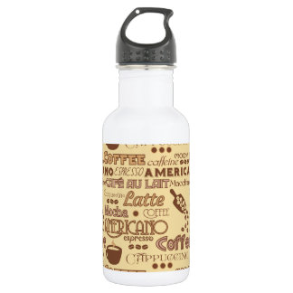 Coffee Words 532 Ml Water Bottle