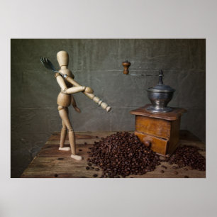 Coffee Worker Poster