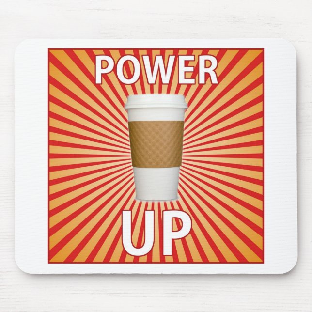 Coffee - Your Super Power! Mouse Pad (Front)