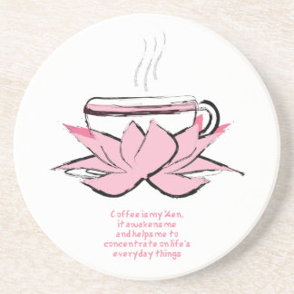 coffee zen coaster