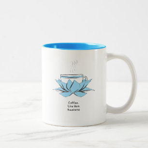 coffee zen Two-Tone coffee mug