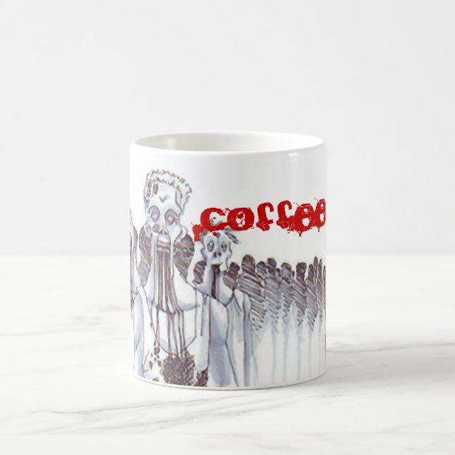 COFFEEee... zombies Coffee Mug (Center)