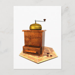 coffeemill postcard