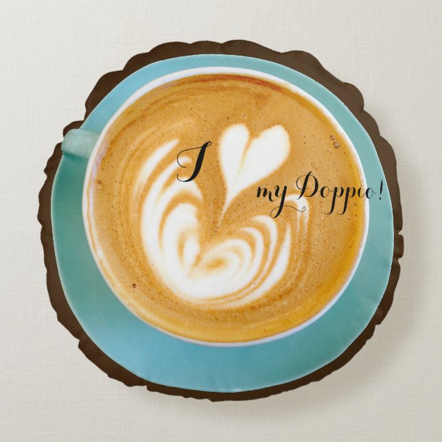 Coffeenista Round Cushion (Front)