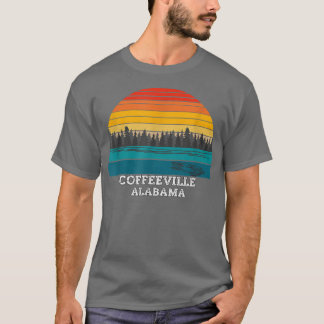 Coffeeville Alabama Retro Vintage 112 T-Shirt