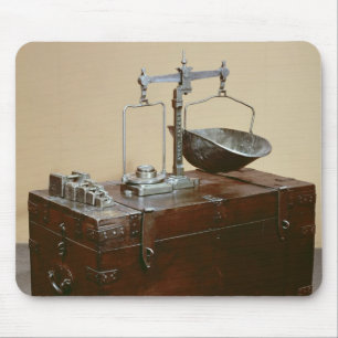 Coffer and scales mouse pad