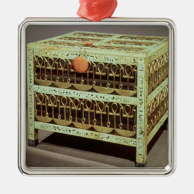 Coffer from the treasury of tomb of metal tree decoration (Front)