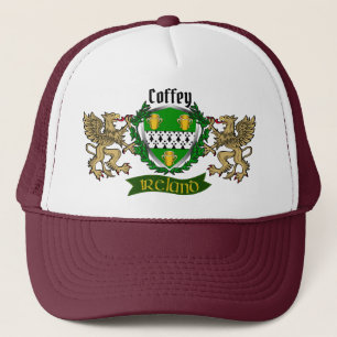 Coffey/O'Coffey  Irish Shield w/Griffins Trucker Hat