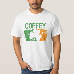 Coffey Surname Clover T-Shirt
