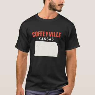 Coffeyville Kansas USA State America Travel Kansan T-Shirt