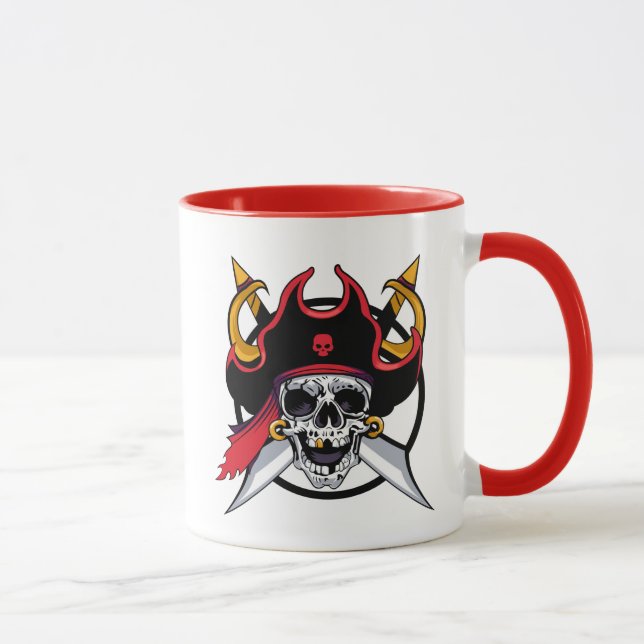 Cofffee Mug-Pirate Skull Mug (Right)