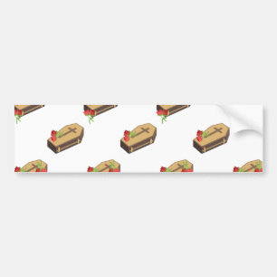 coffin emojis bumper sticker