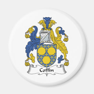 Coffin Family Crest Magnet