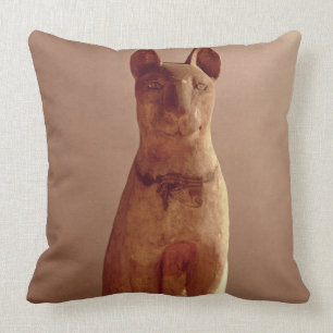 Coffin of a cat protected by the goddess Bastet (p Cushion